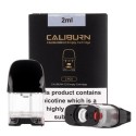 Uwell Caliburn G2 Kartuş 2ml, 2 Adet, Siyah Yedek Pod