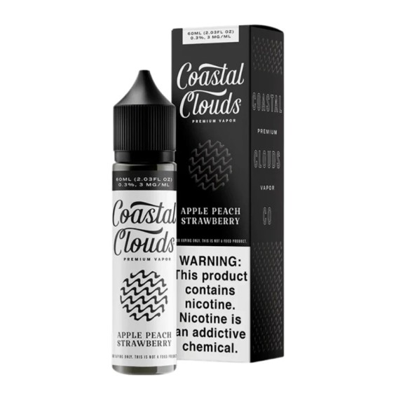 Coastal Clouds E Likit, Elma Şeftali Çilek Aromalı, 60ml
