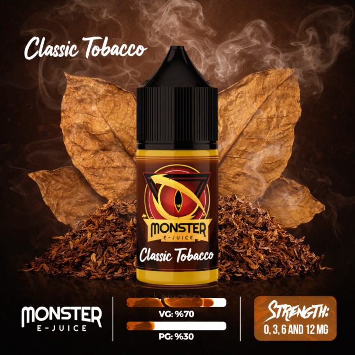 Monster Clasic Tobacco E-Likit→3MG