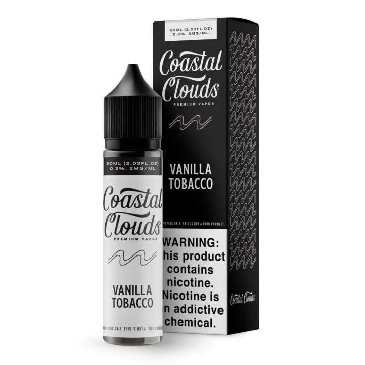 Coastal Clouds Vanilla Tobacco E Likit 60 ML→3MG