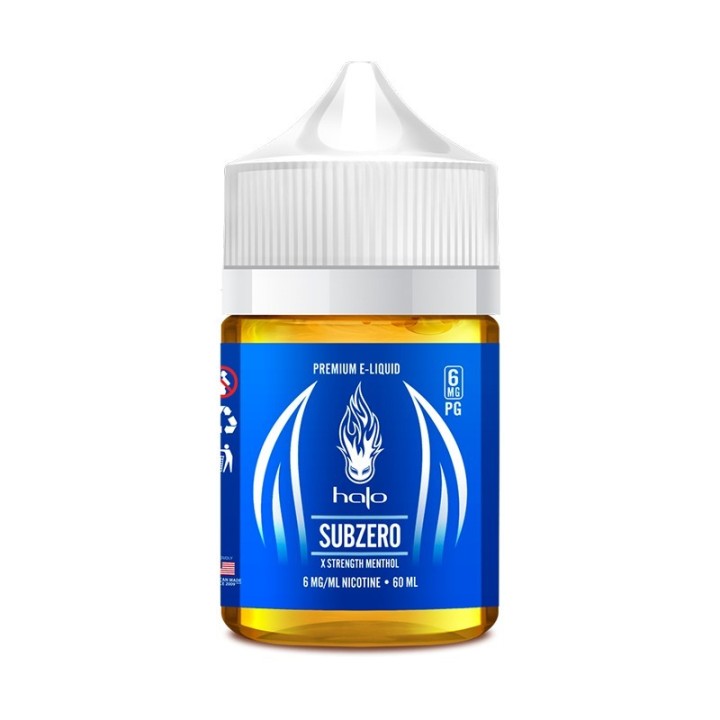 Halo SubZero X Strength Menthol E Likit 60 ML→6MG