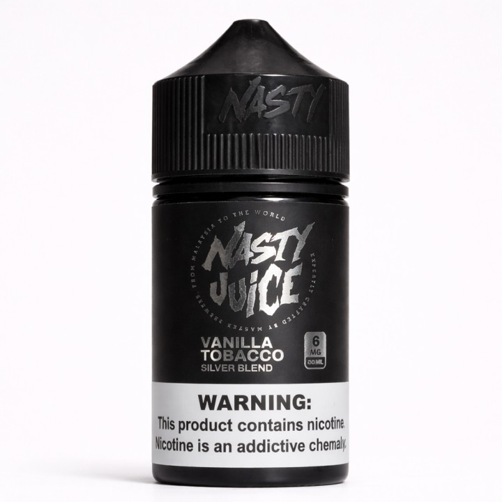 Nasty Juice Silver Blend Vanilla Tobacco E Likit 60 ML→3MG