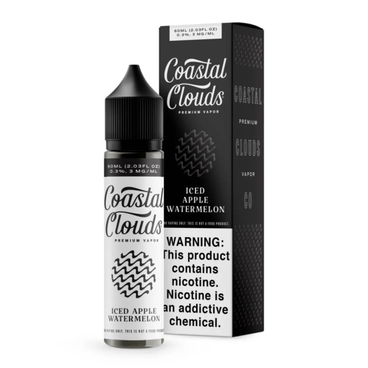 Coastal Clouds İced Apple Watermelon E Likit 60 ML→3MG