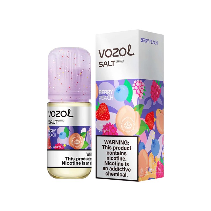 Vozol Berry Peach Salt Likit→30MG