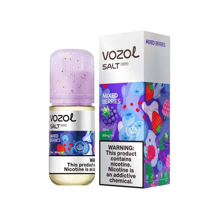 Vozol Mixed Berries Salt Likit→30MG