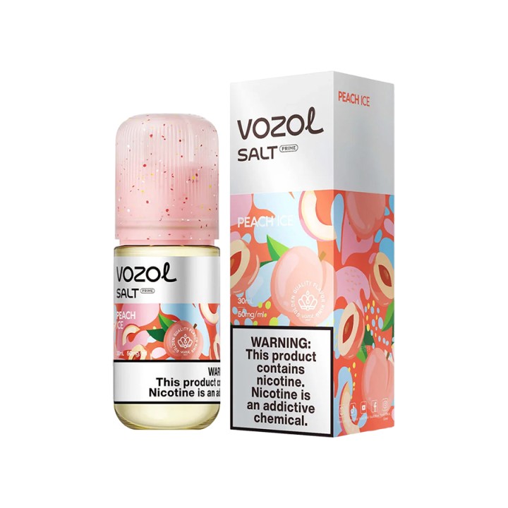 Vozol Peach Ice Salt Likit→30MG