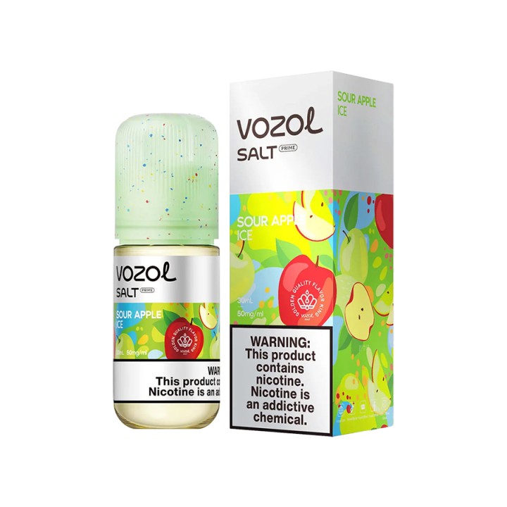 Vozol Sour Apple Salt Likit→30MG