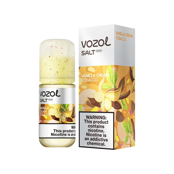 Vozol Vanilla Cream Tobacco Salt Likit→30MG