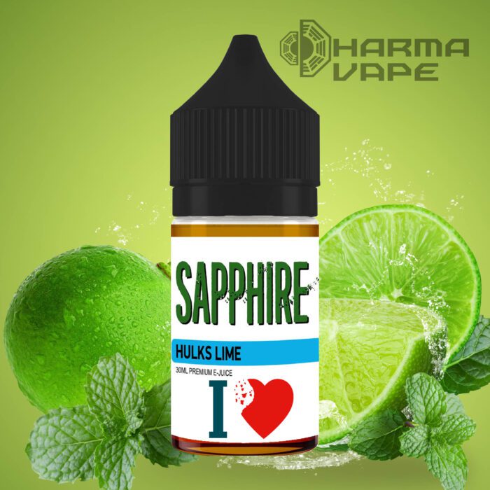 Sapphire Hulks Lime Premium Salt Likit 30ml